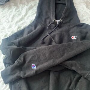 champion cropped hoodie